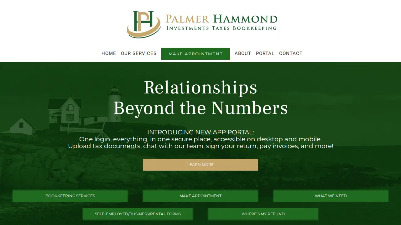 Accounting & Tax Services page