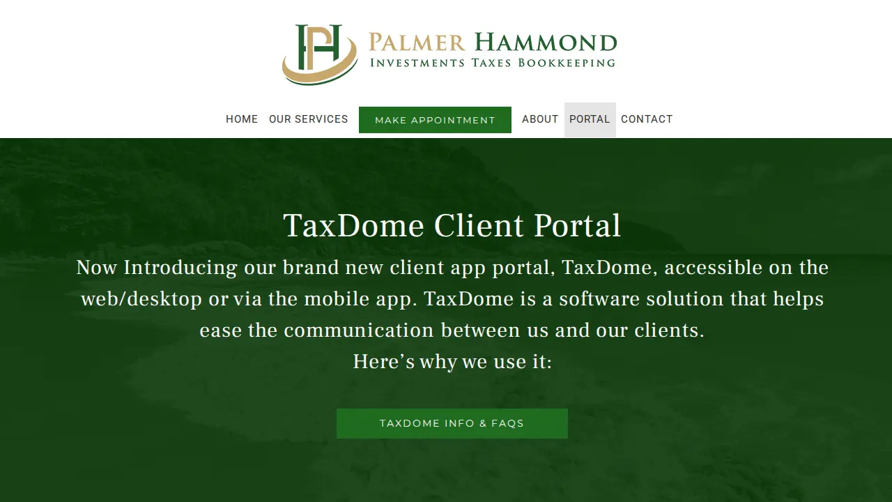 Accounting & Tax Services page
