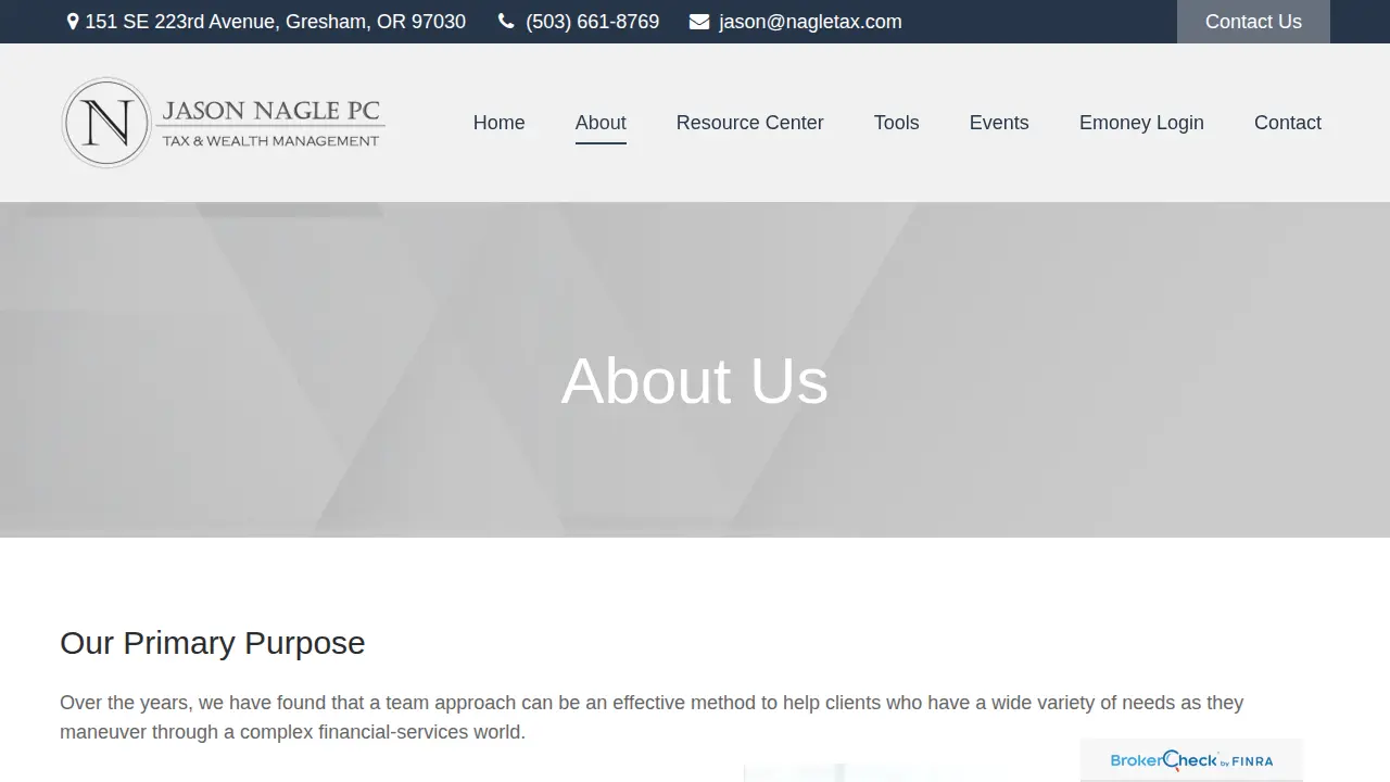 Jason Nagle PC page