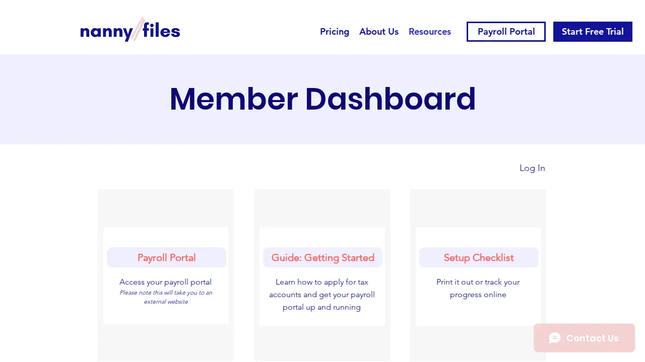 Nanny Files page