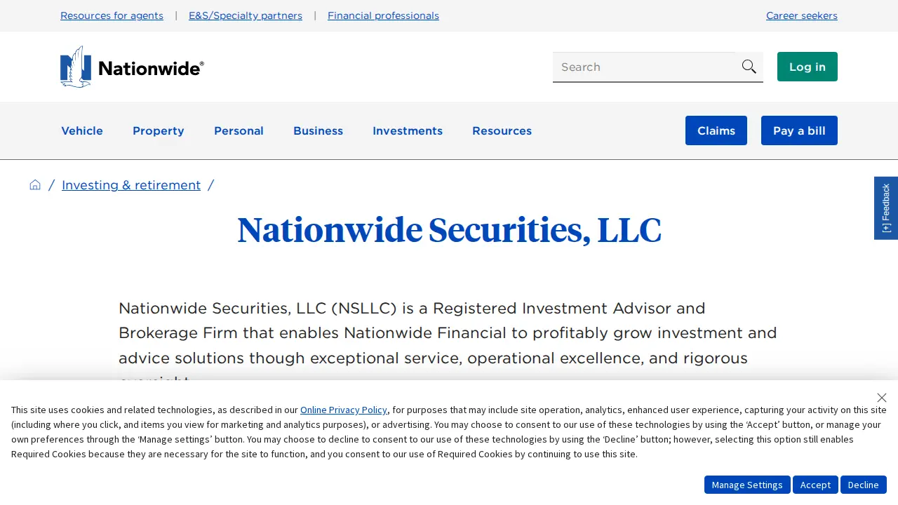 Nationwide Securities LLC website