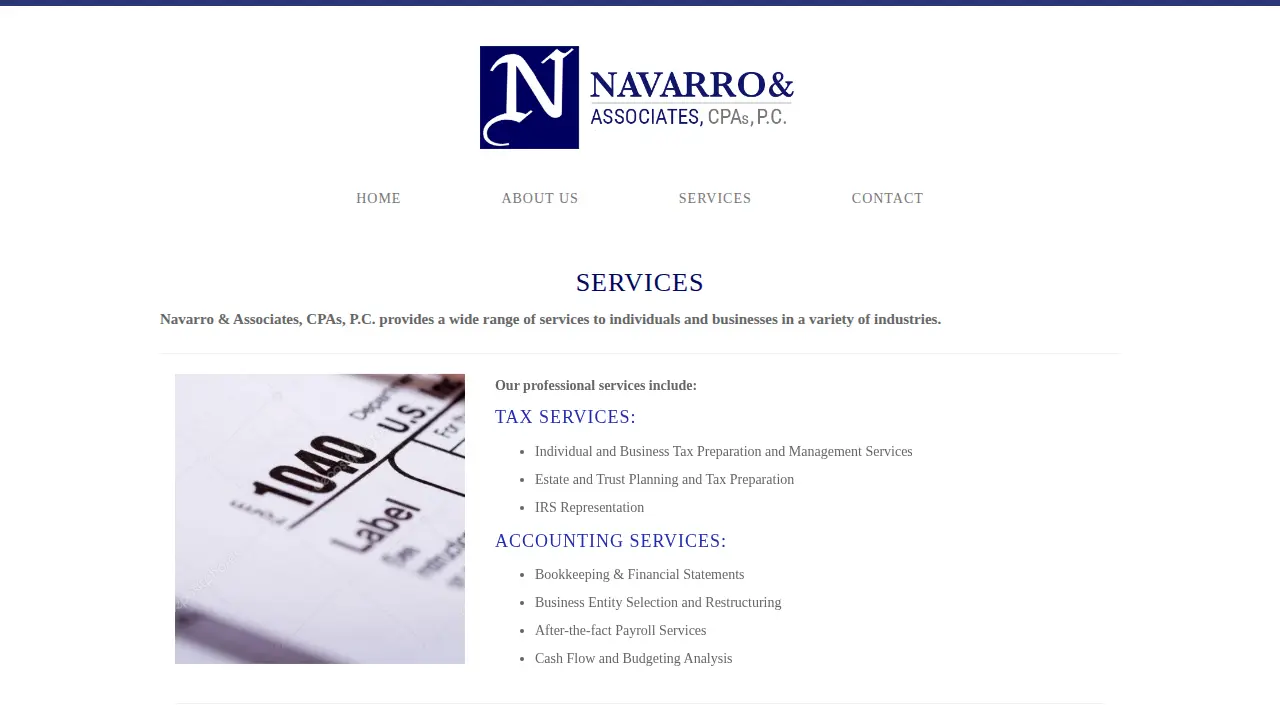 Navarro & Associates, CPAs, P.C. page