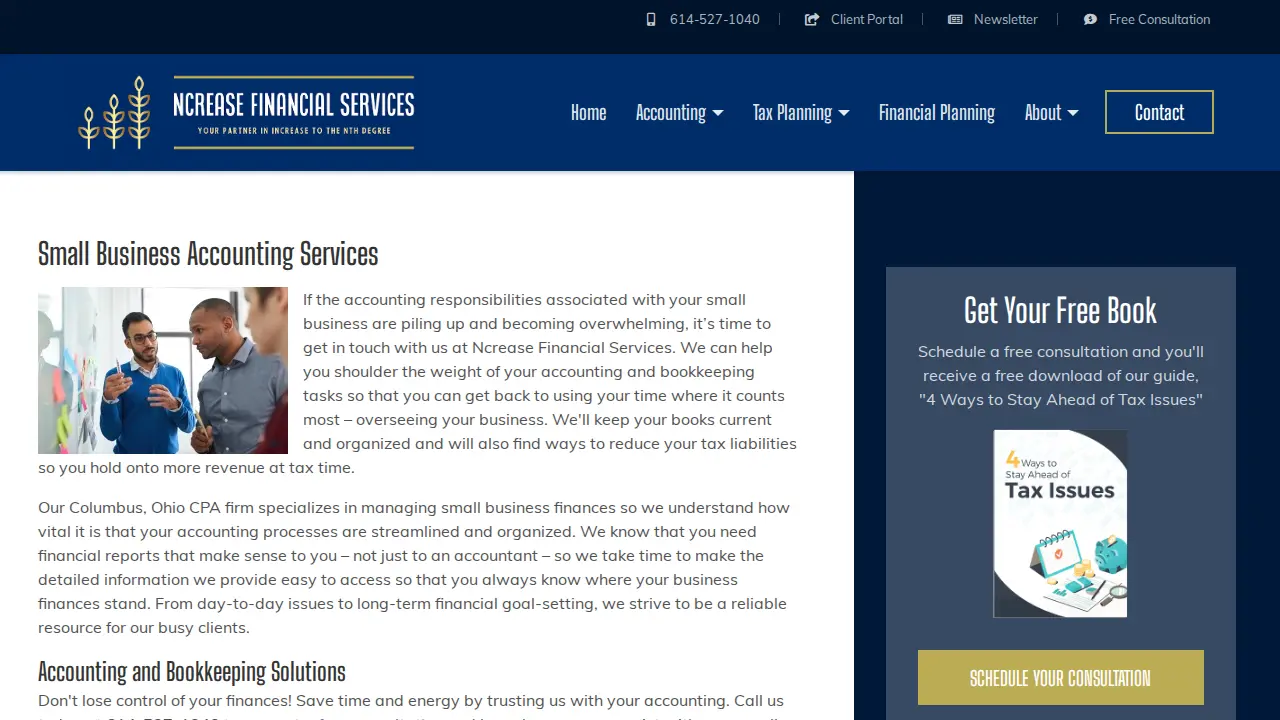 Ncrease Financial Services, LLC page