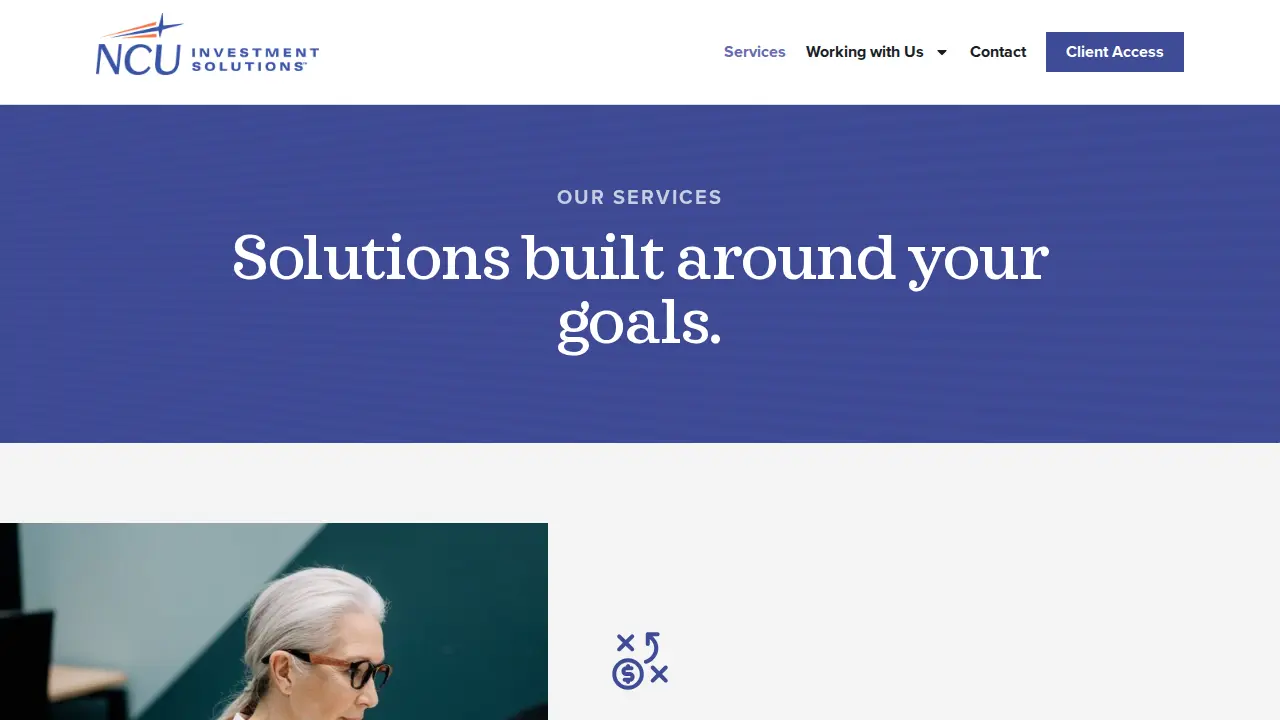 NCU Investment Solutions page