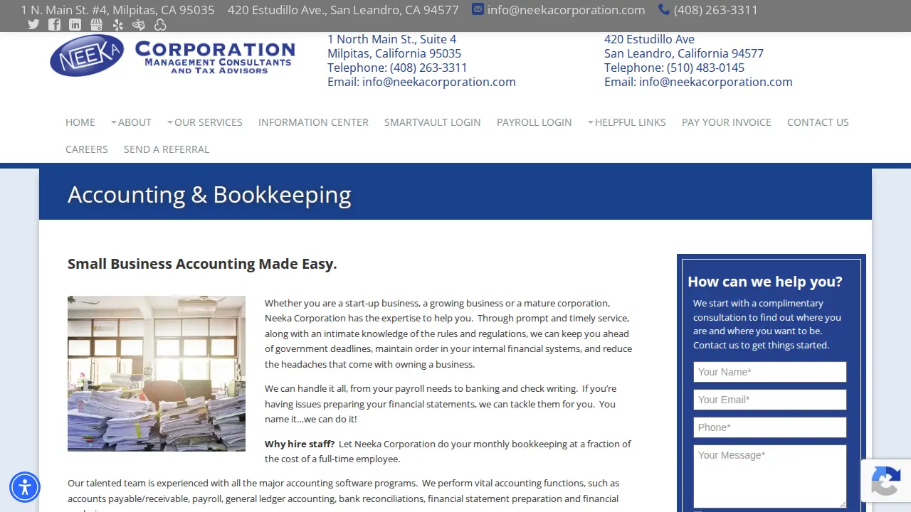 Neeka Corporation page