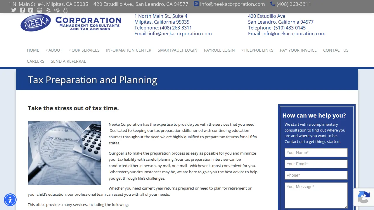 Neeka Corporation page