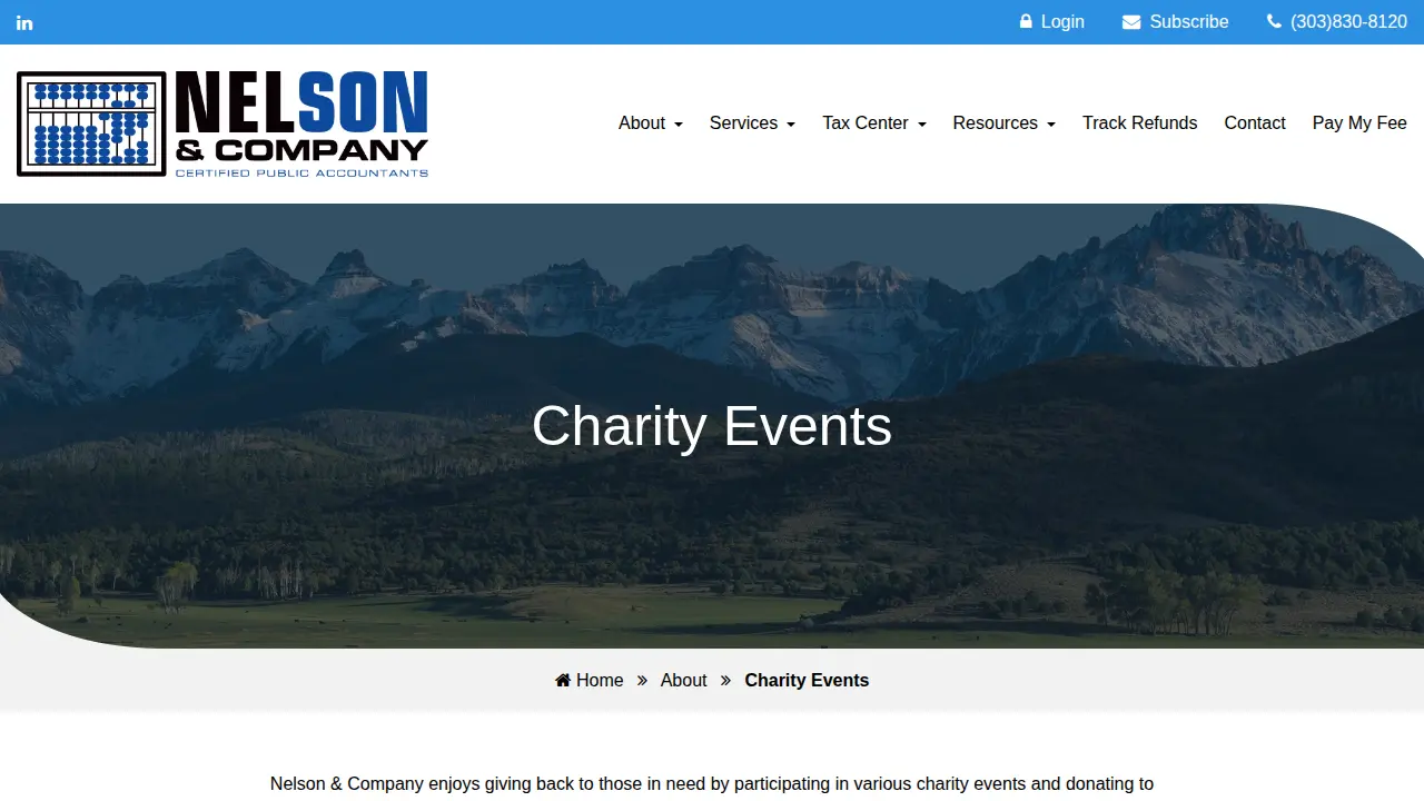 Nelson & Company page