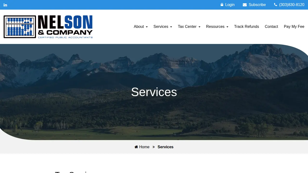 Nelson & Company page