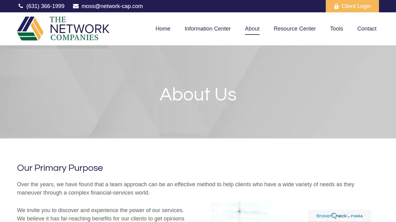 Network Capital Services Inc page