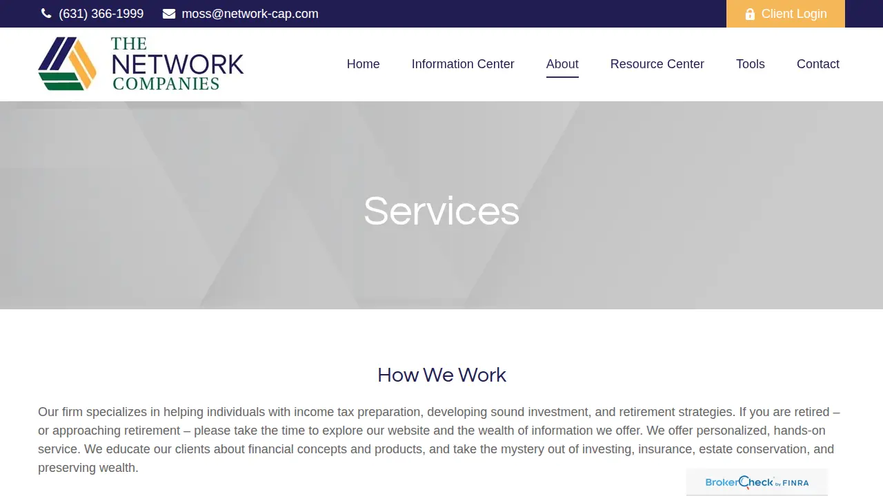 Network Capital Services Inc page