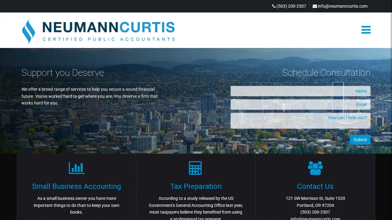 Neumann Curtis CPAs page
