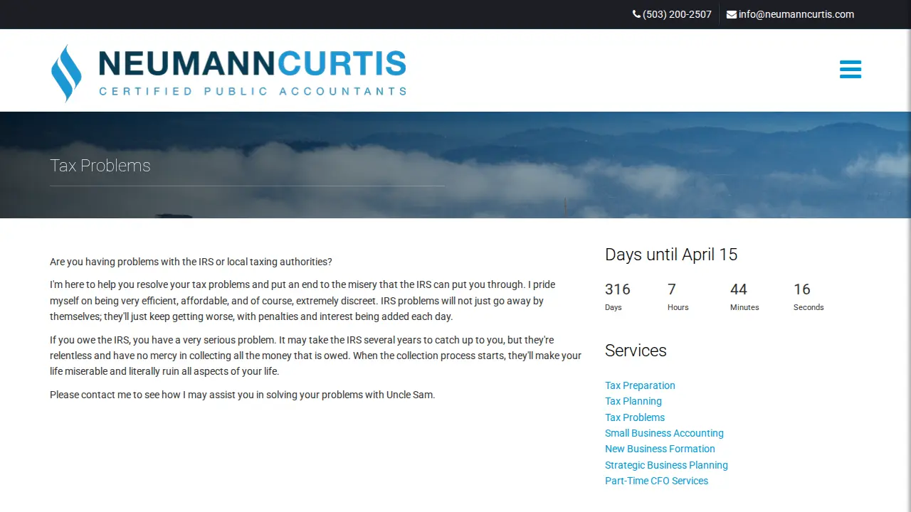 Neumann Curtis CPAs page