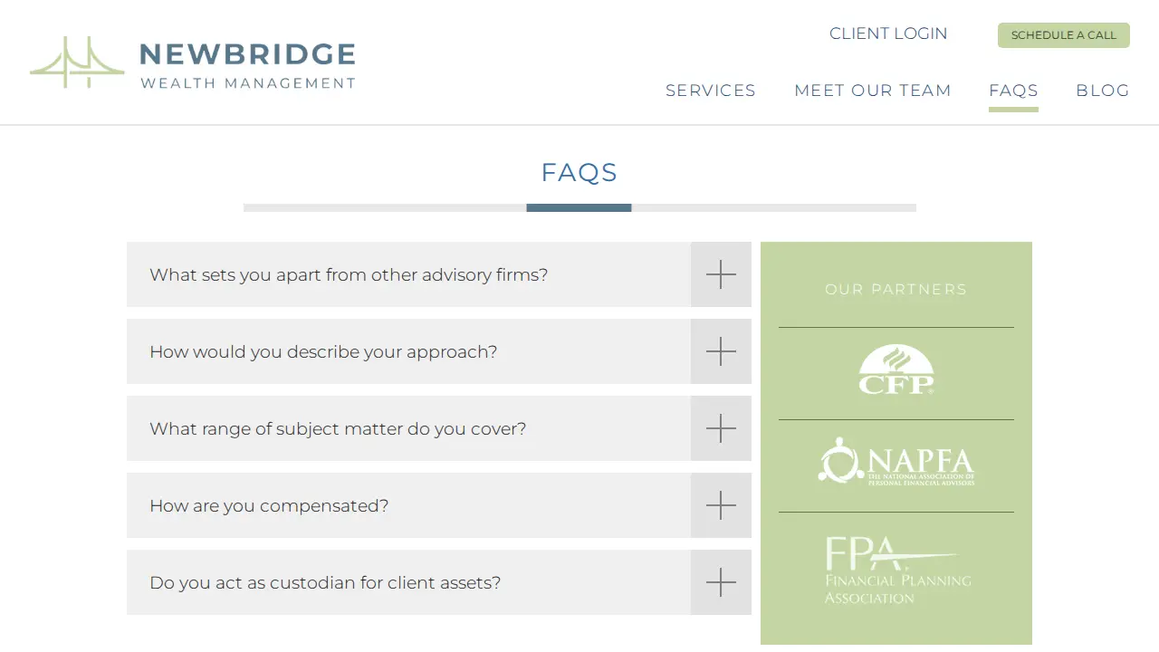 Newbridge Wealth Management, LLC page