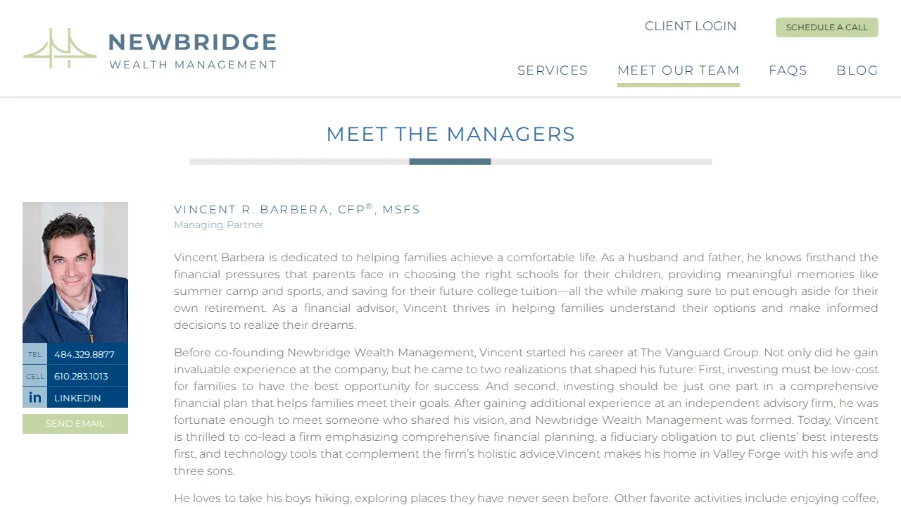 Newbridge Wealth Management, LLC page
