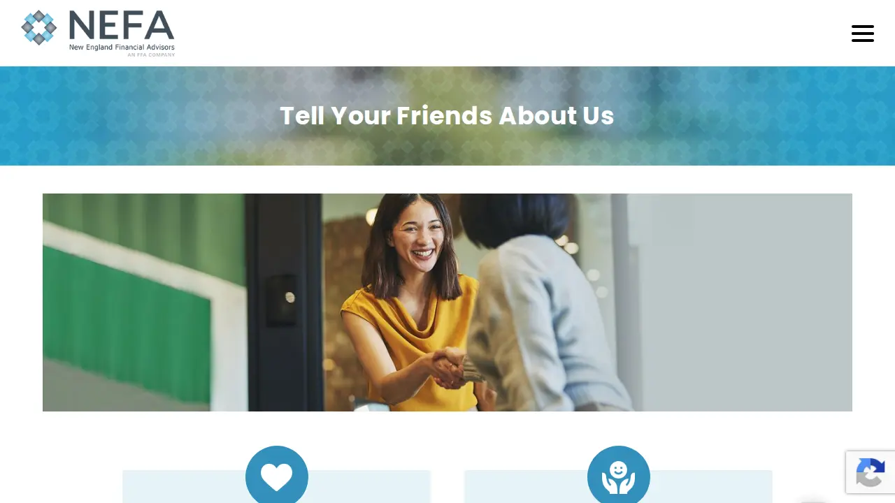 New England Financial Advisors page