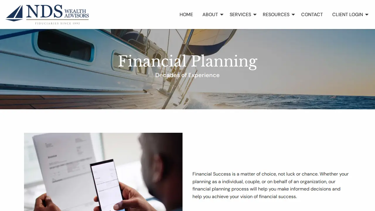 Newman Dignan Sheerar Inc. d/b/a NDS Wealth Advisors page