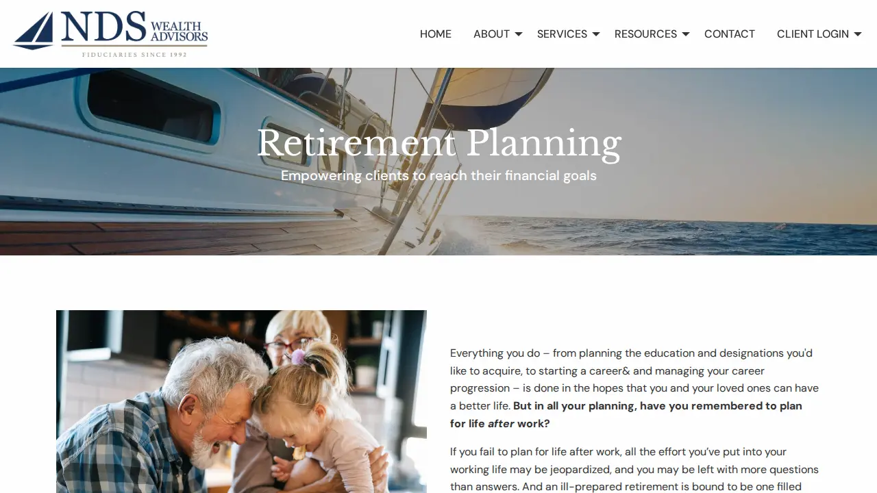 Newman Dignan Sheerar Inc. d/b/a NDS Wealth Advisors page