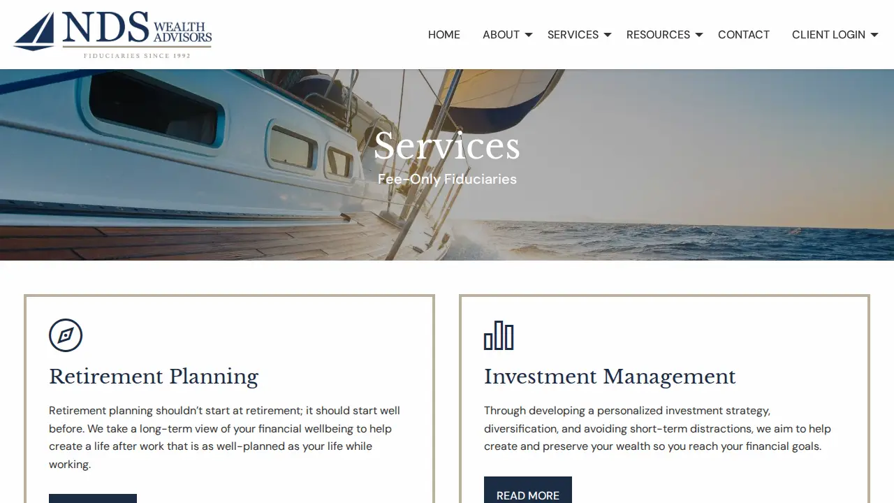 Newman Dignan Sheerar Inc. d/b/a NDS Wealth Advisors page