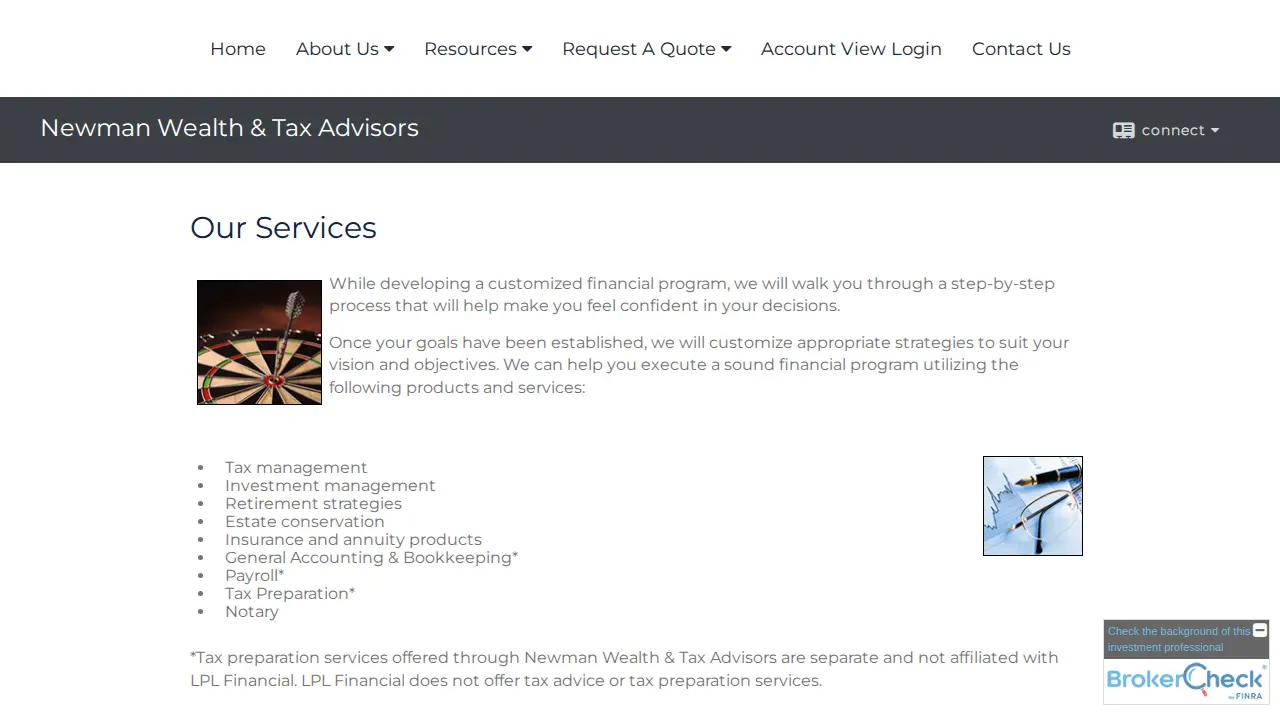 Victor Newman & Co LLC page