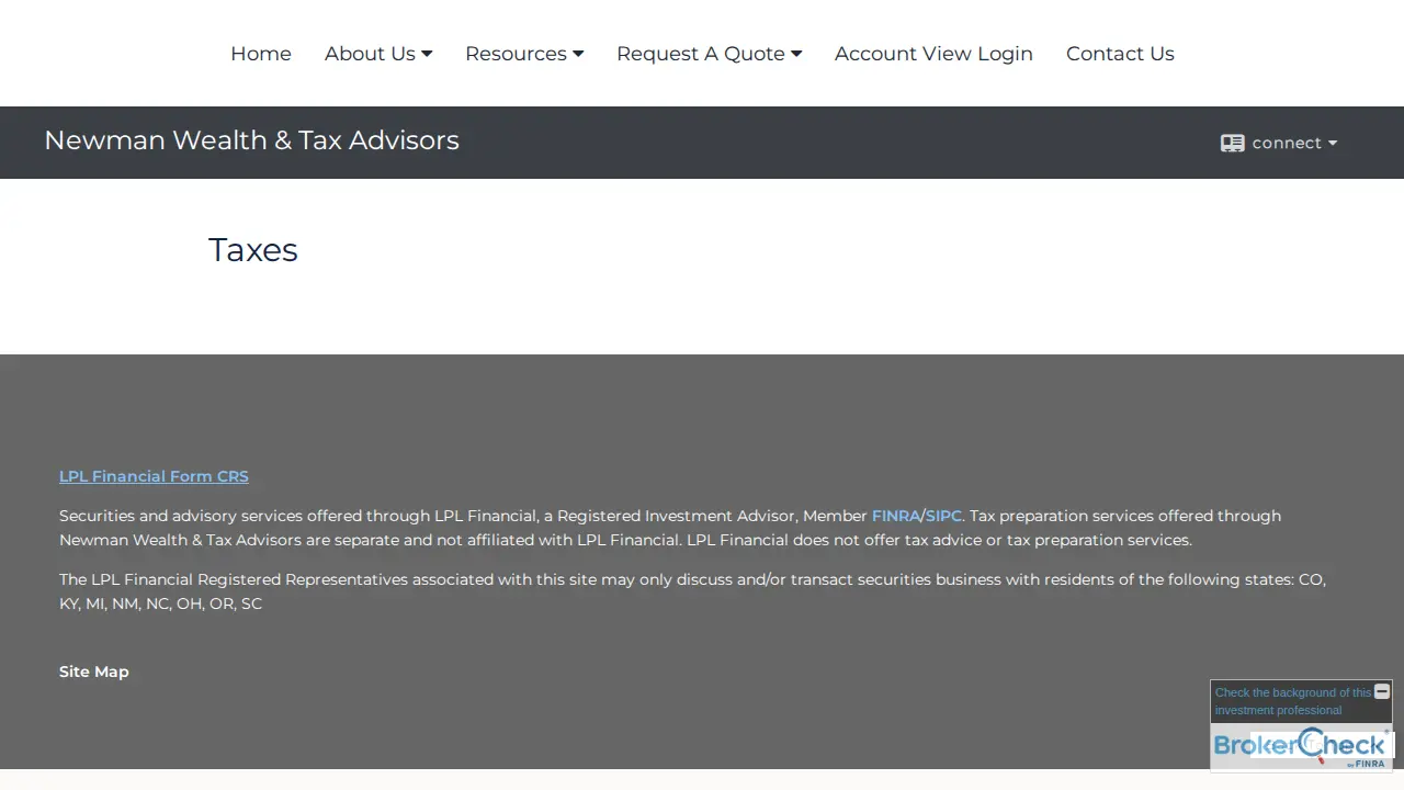 Victor Newman & Co LLC page