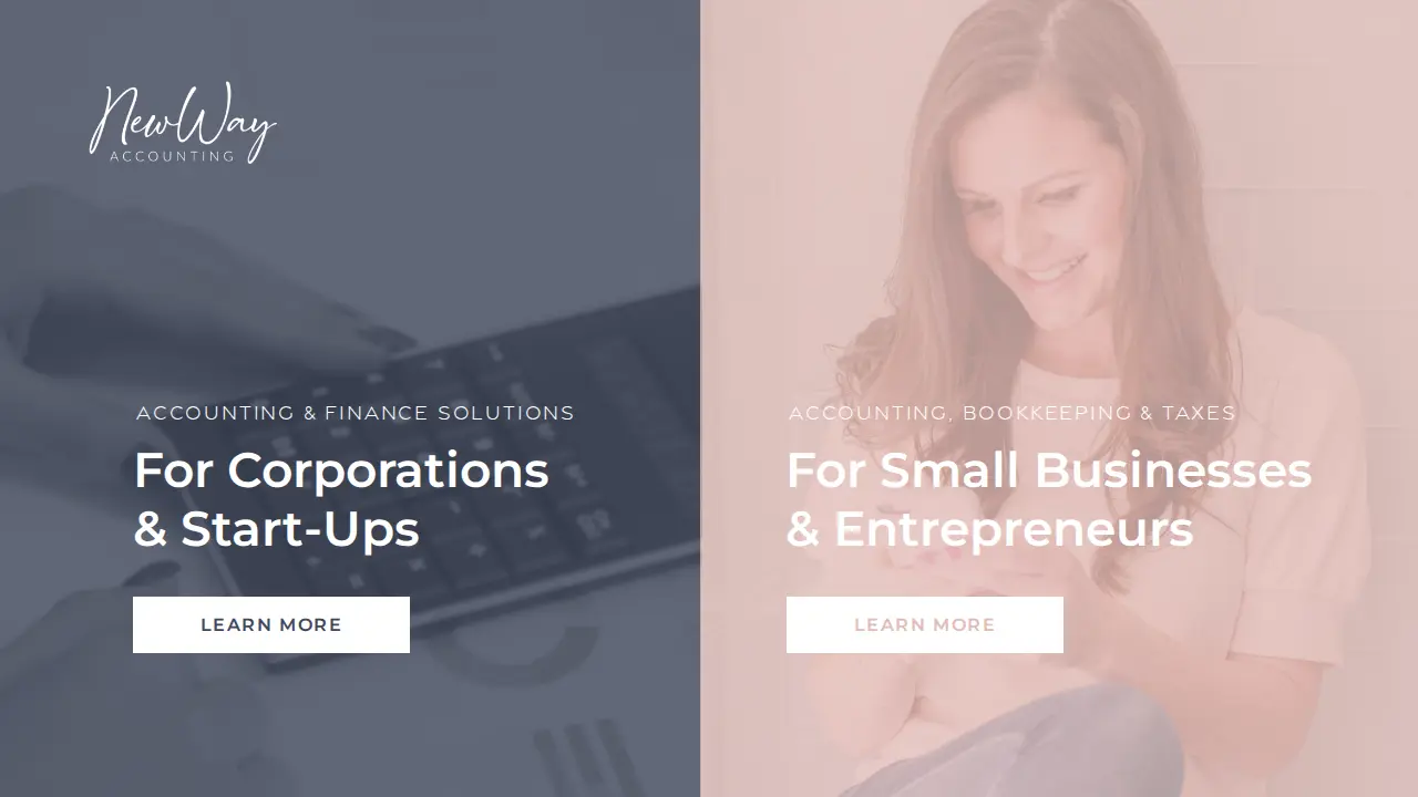 NewWay Accounting website