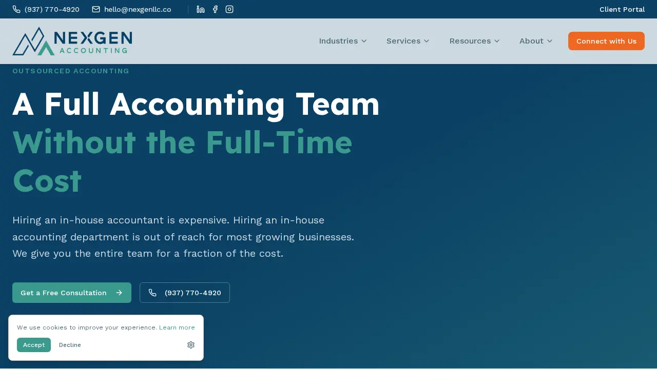 NexGen Accounting LLC page