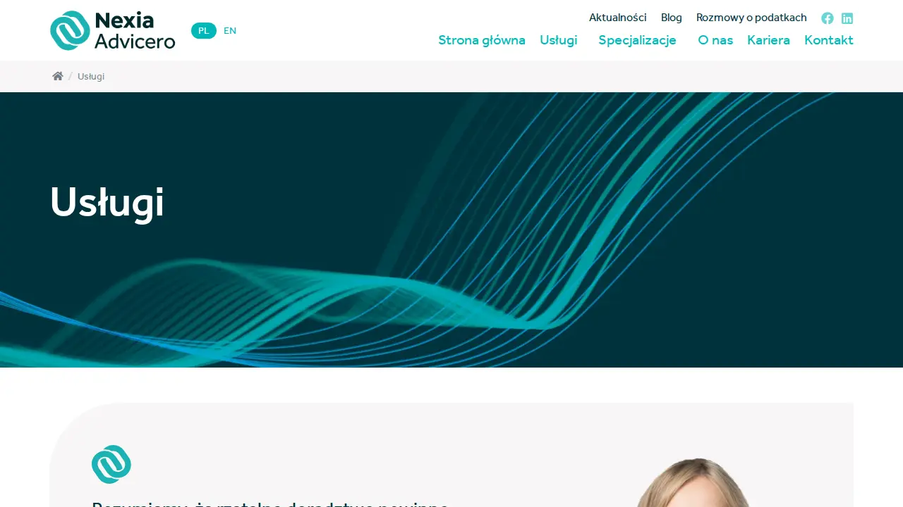 Nexia Advicero page