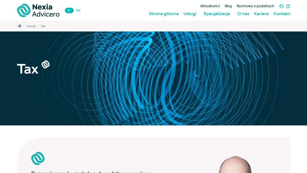 Nexia Advicero page