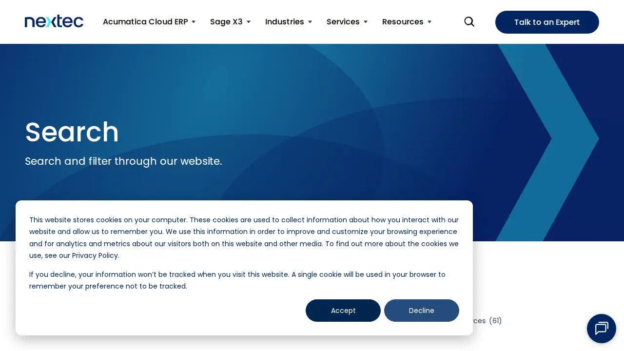 NexTec Group - Columbus page