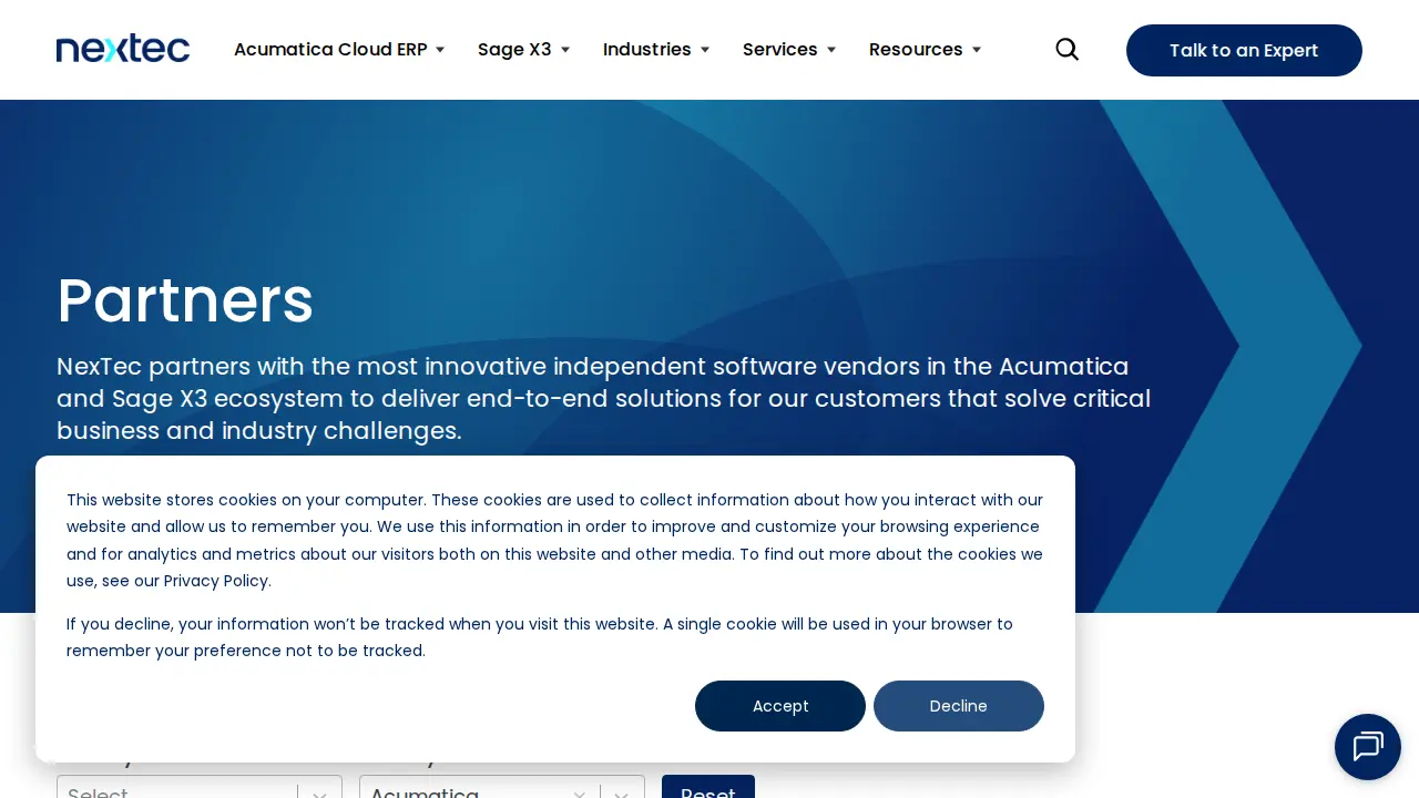 NexTec Group - Columbus page