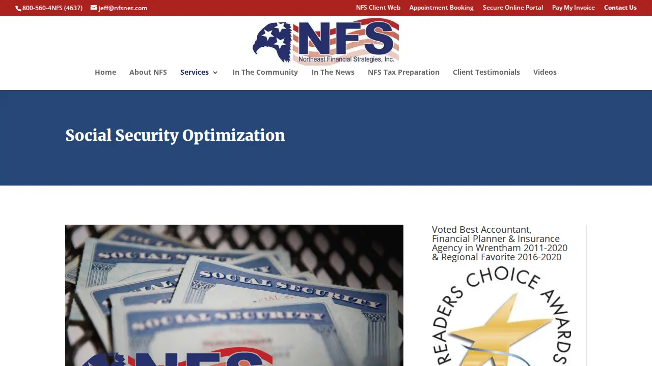 Northeast Financial Strategies, Inc. page