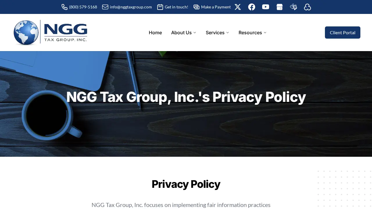 NGG Tax Group, Inc. page
