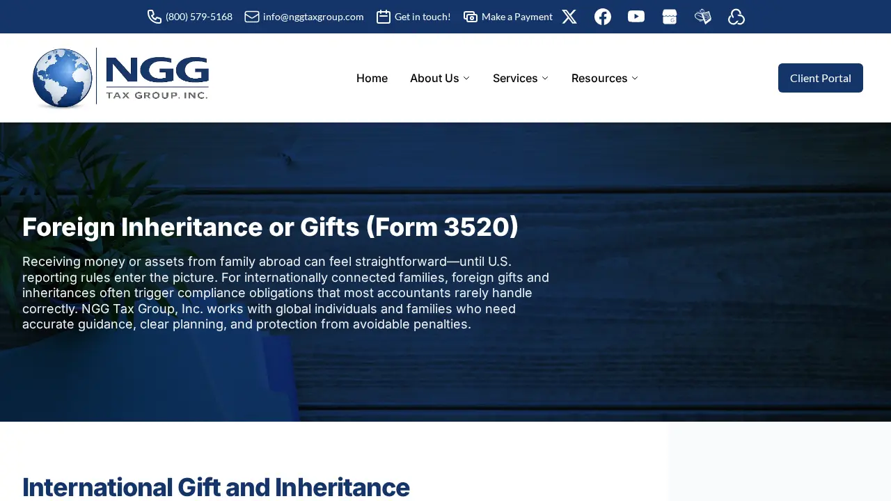 NGG Tax Group, Inc. page