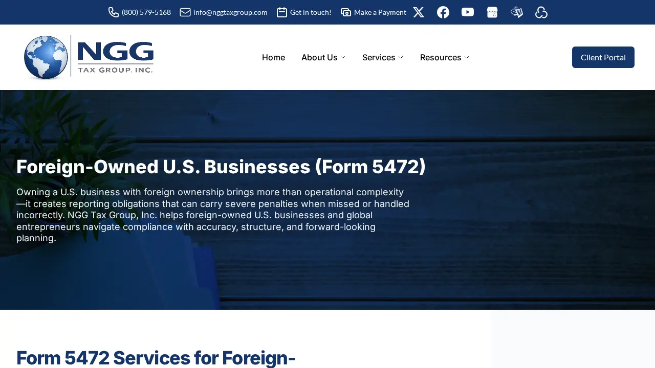 NGG Tax Group, Inc. page