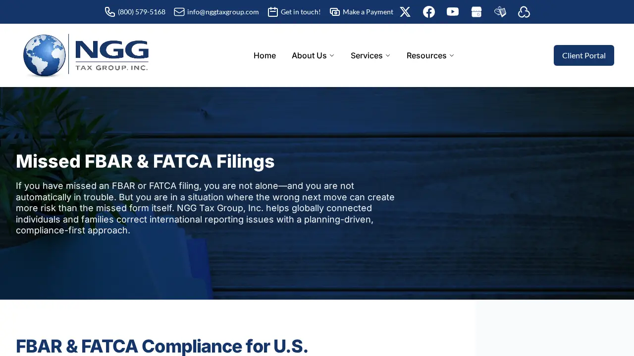 NGG Tax Group, Inc. page