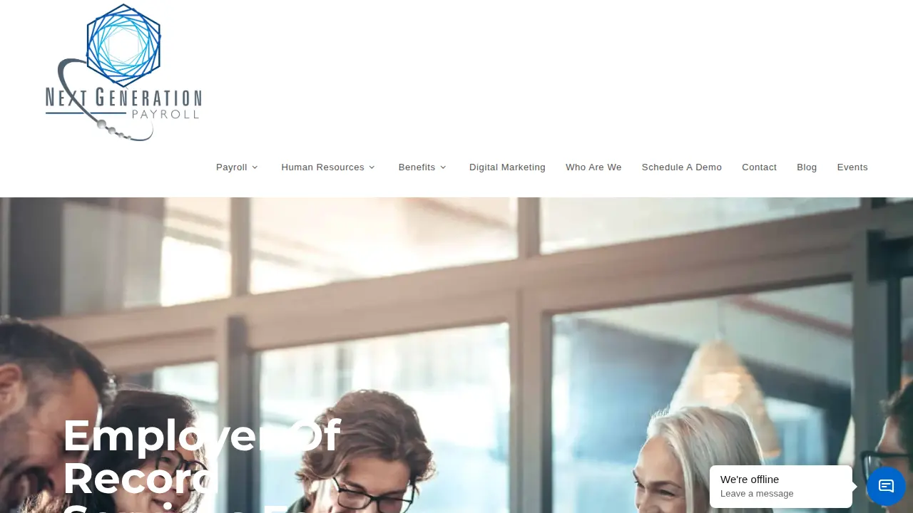 Next Generation Payroll page