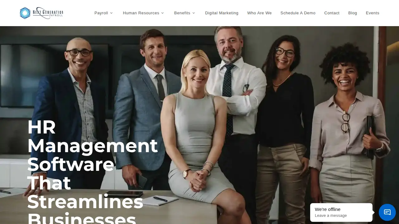 Next Generation Payroll page
