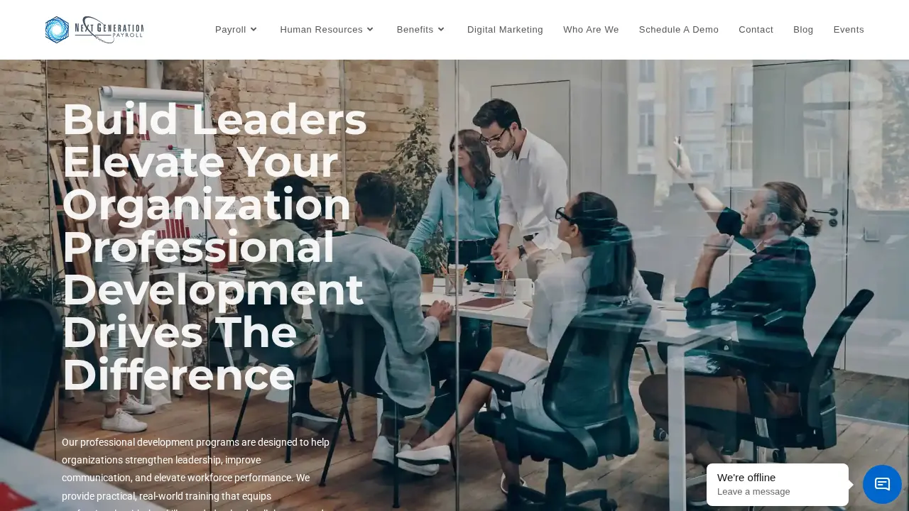 Next Generation Payroll page