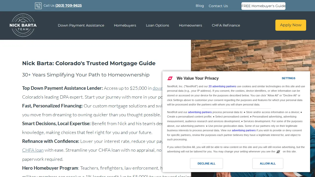 The Nick Barta Team at Security First Financial - Mortgage Lender