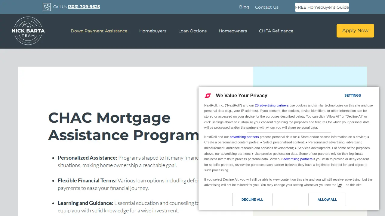 The Nick Barta Team at Security First Financial - Mortgage Lender page