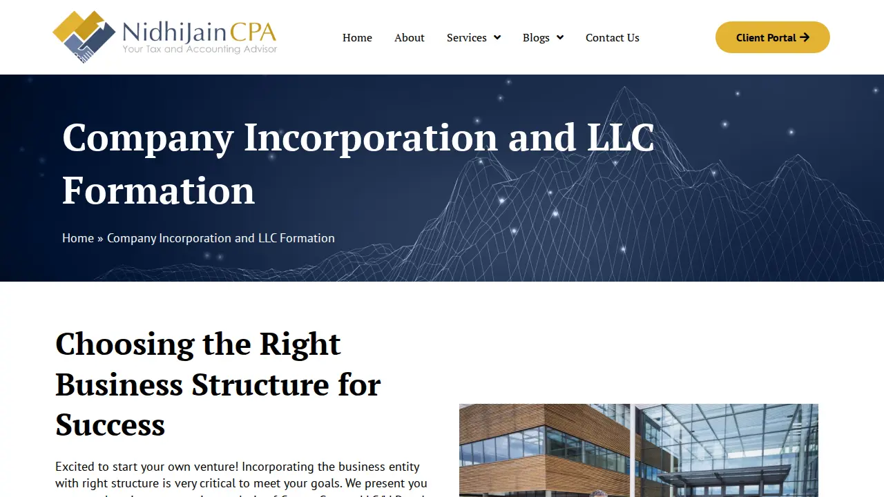 Nidhi Jain CPA | Indian CPA in Bay Area page