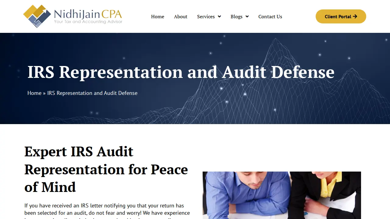 Nidhi Jain CPA | Indian CPA in Bay Area page