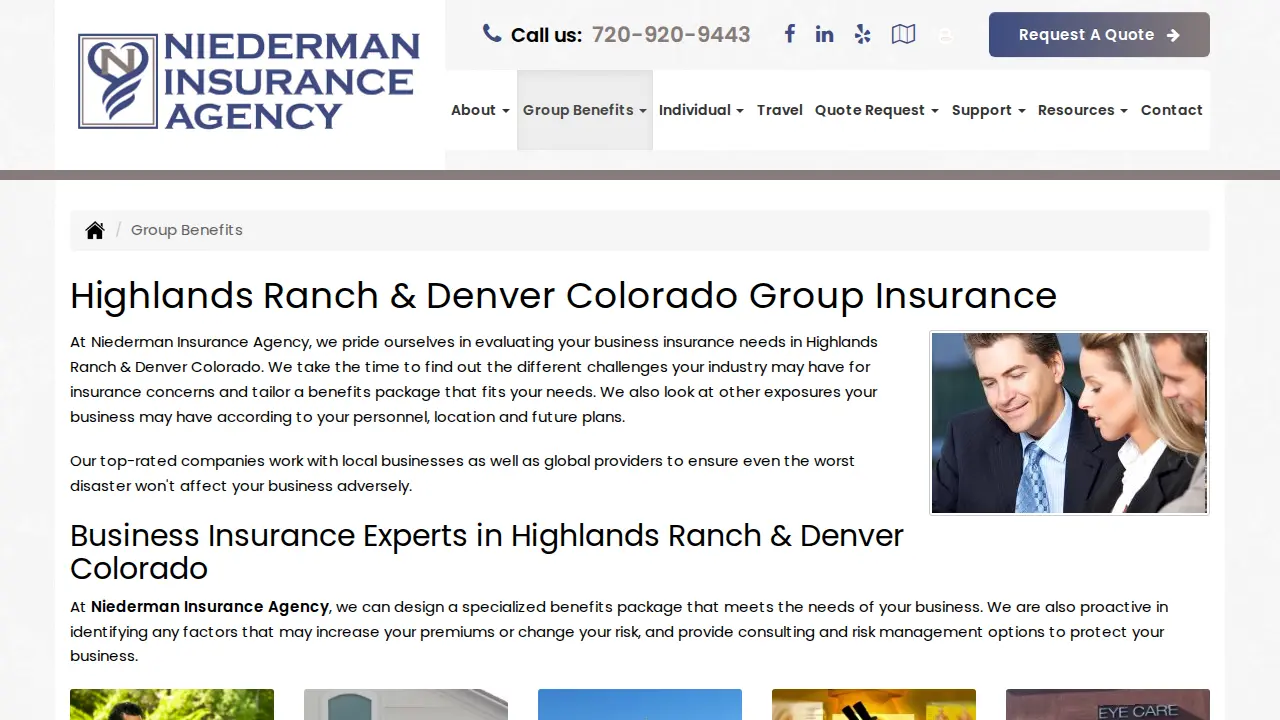 Niederman Insurance Agency page