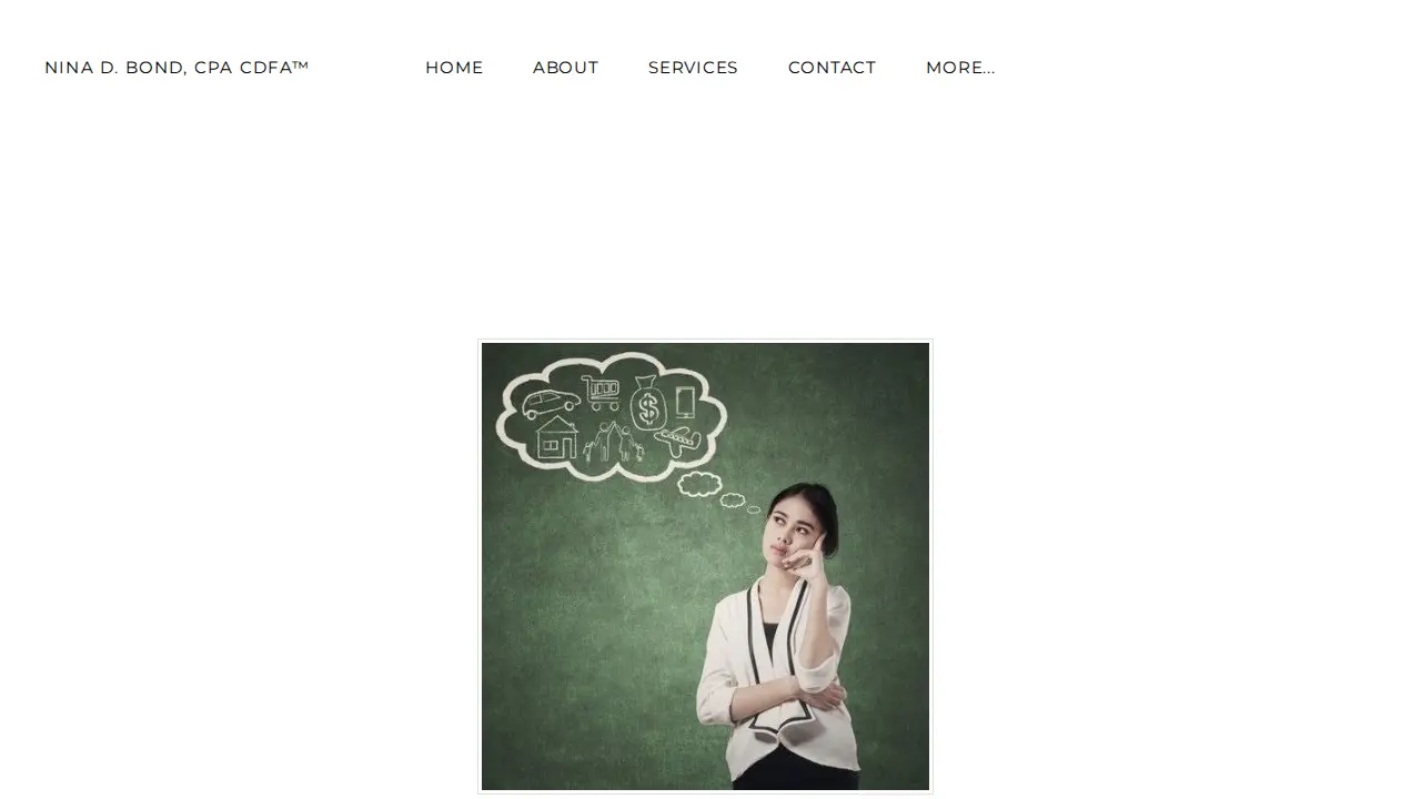NINA BOND, CPA page