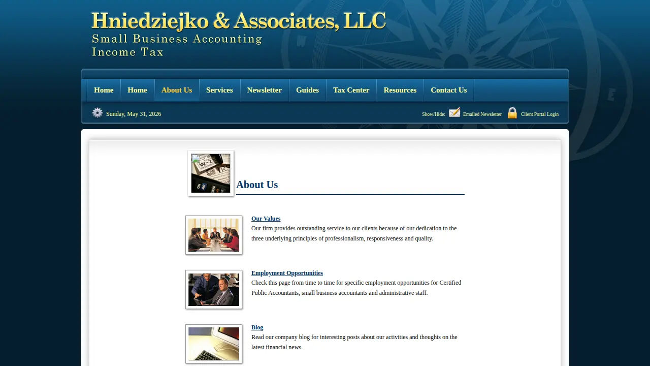 Hniedziejko & Associates, LLC page
