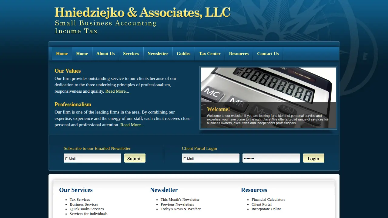 Hniedziejko & Associates, LLC page
