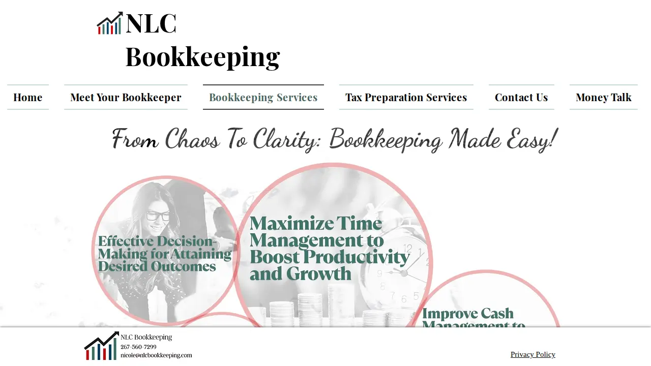 NLC Bookkeeping page