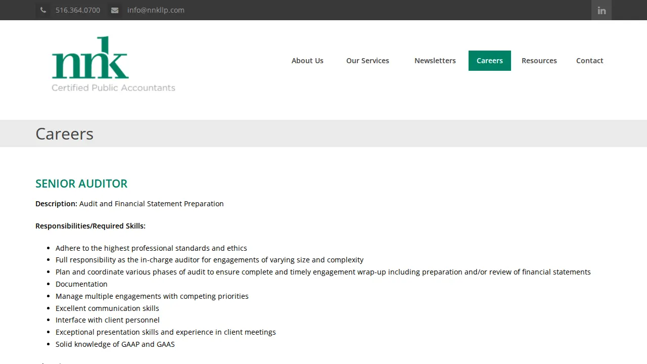 Newman, Newman, & Kaufman LLP page