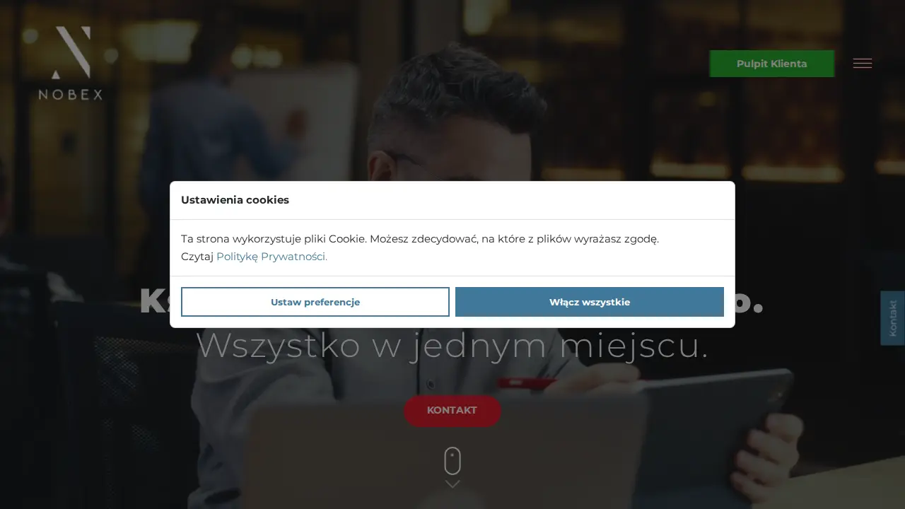 NOBEX Biuro Rachunkowe website