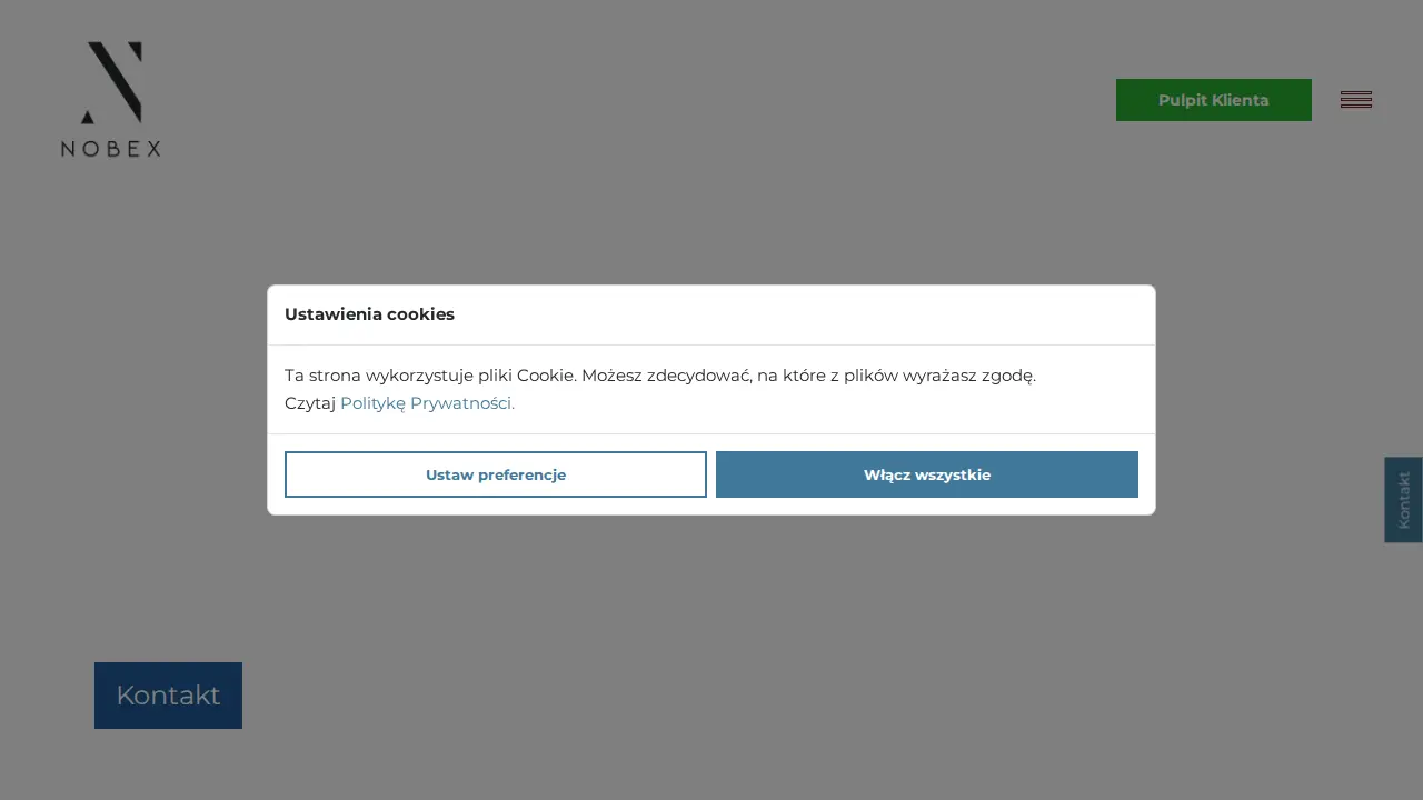 NOBEX Biuro Rachunkowe page